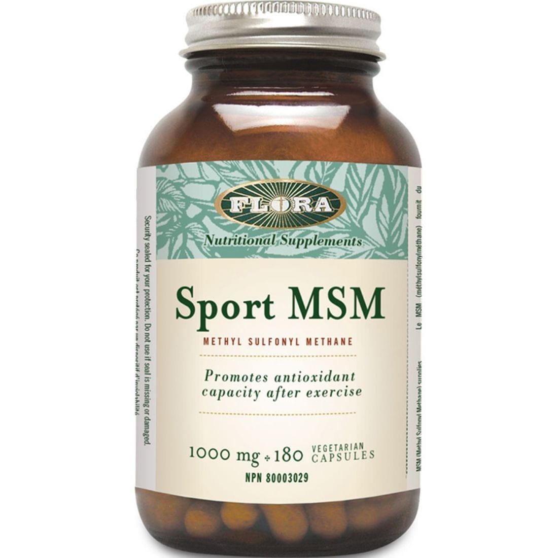 Flora MSM Methylsulfonylmethane, 1000mg