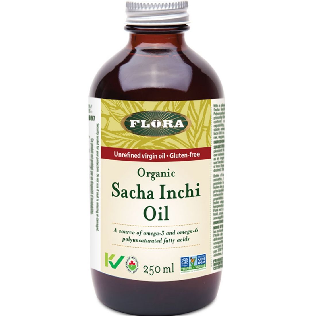 Flora Organic Sacha Inchi Oil, Peruvian, 250ml