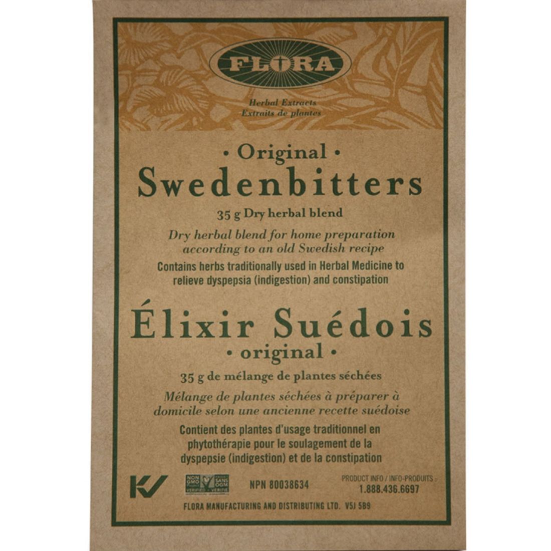 Flora Swedenbitters Dry Herbs, 35g
