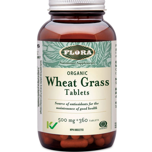 Flora Wheat Grass 500mg (Organic)