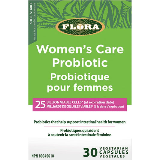 Flora Women's Care Probiotic (Shelf Stable), 30 Vegetarian Capsules