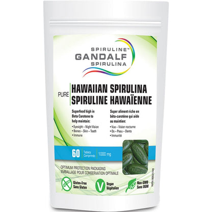 Gandalf Hawaiian Spirulina Tablets 1000mg
