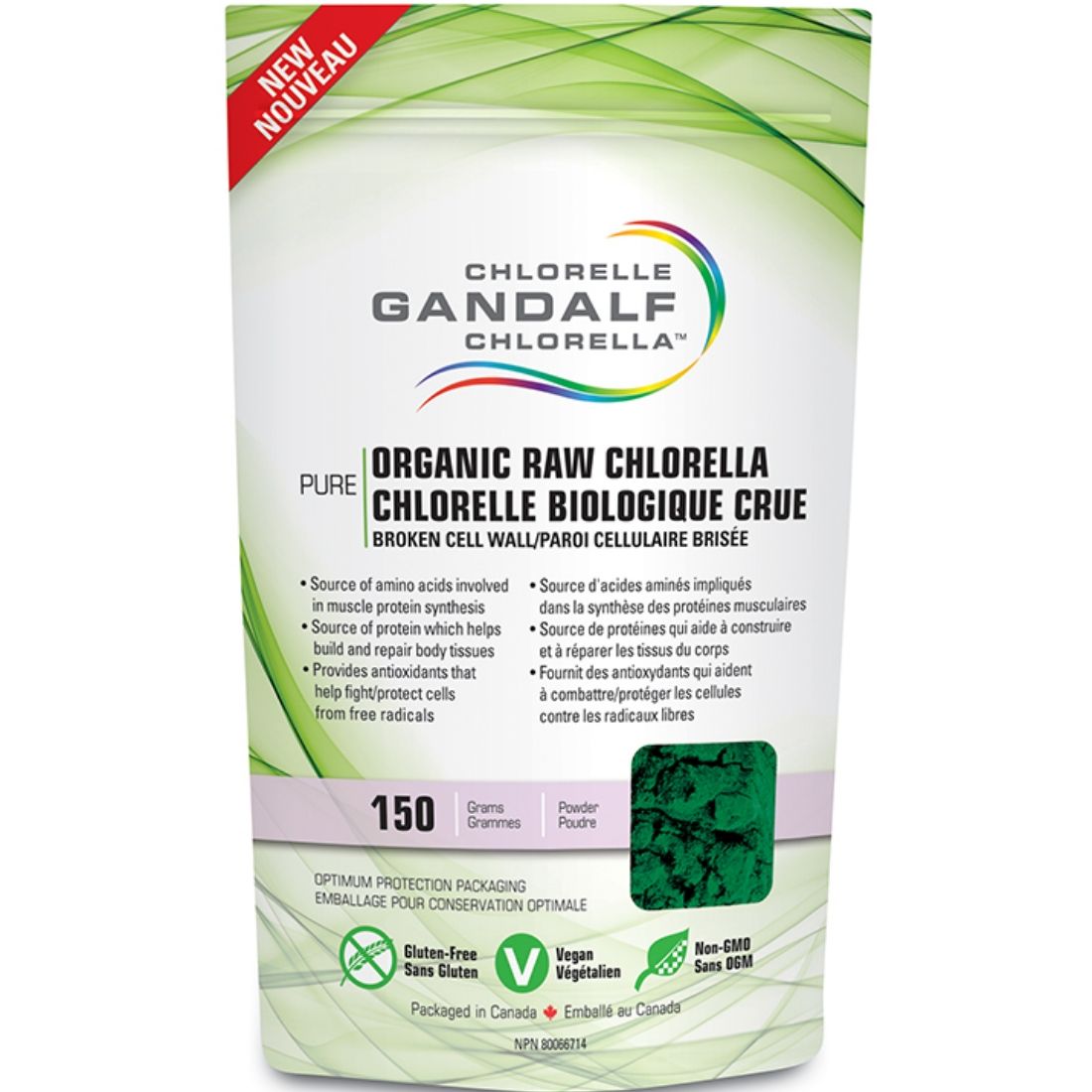 Gandalf Organic Chlorella Powder, 150g