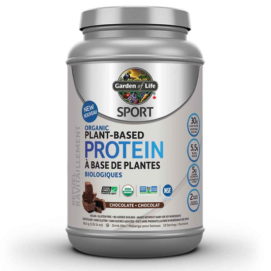 Garden of Life Sport Protein Organic Plant Based Protein, 806g-840g