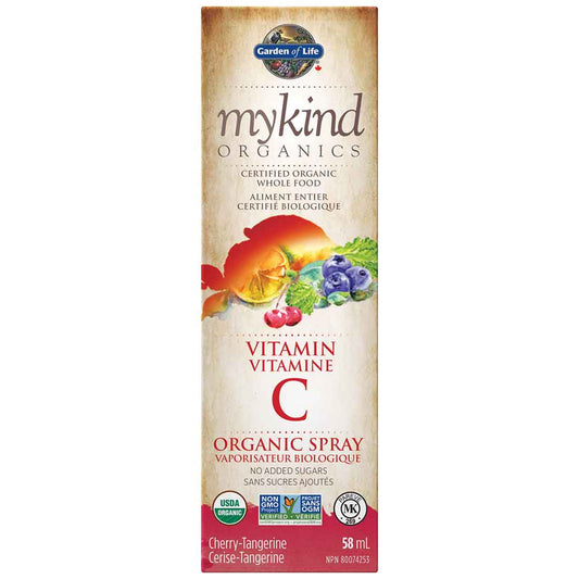 Garden of Life mykind Organics Vitamin C Organic Throat Spray, 58ml