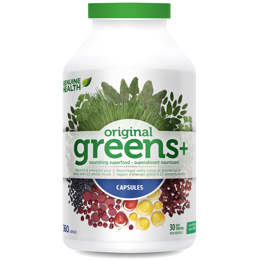 Genuine Health Greens+ Capsules