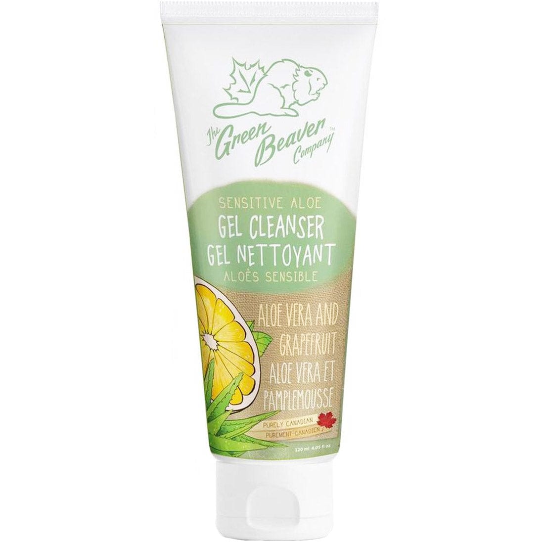 Green Beaver Sensitive Aloe & Grapefruit Facial Cleanser, 120ml