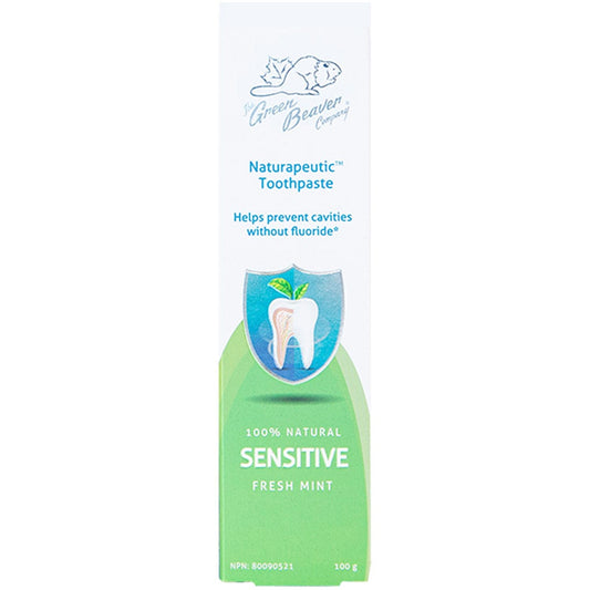 Green Beaver Sensitive Toothpaste (Reduce Tooth Sensativity Naturally), 100g (NEW!)