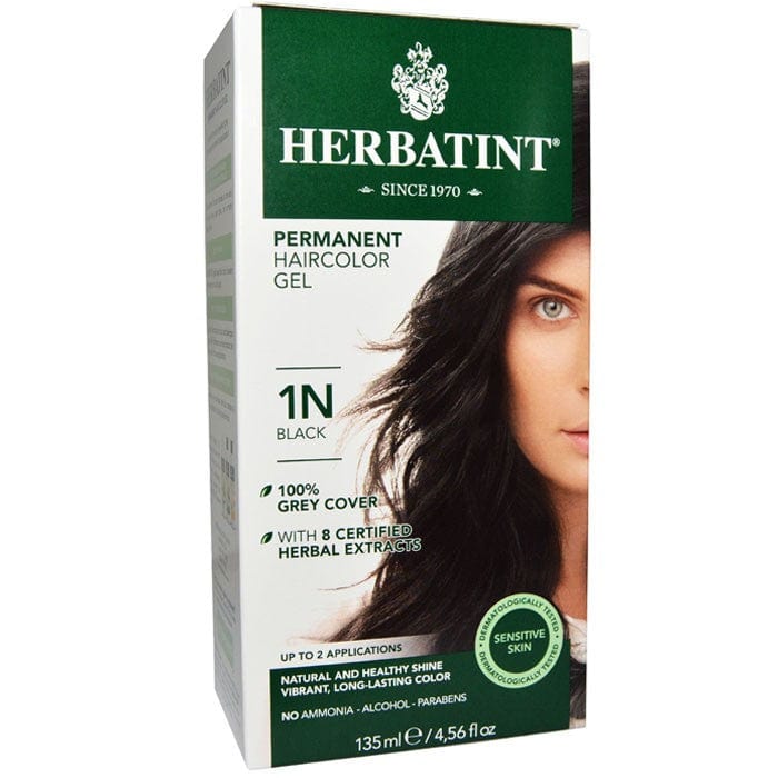 Herbatint 1N Black (Permanent), 135ml
