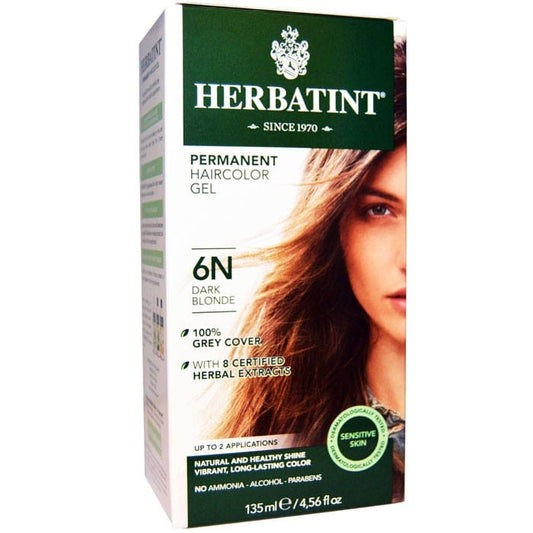 Herbatint 6N Dark Blonde (Permanent), 135ml