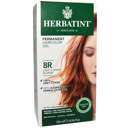 Herbatint 8R Light Copper Blonde (Permanent), 135ml