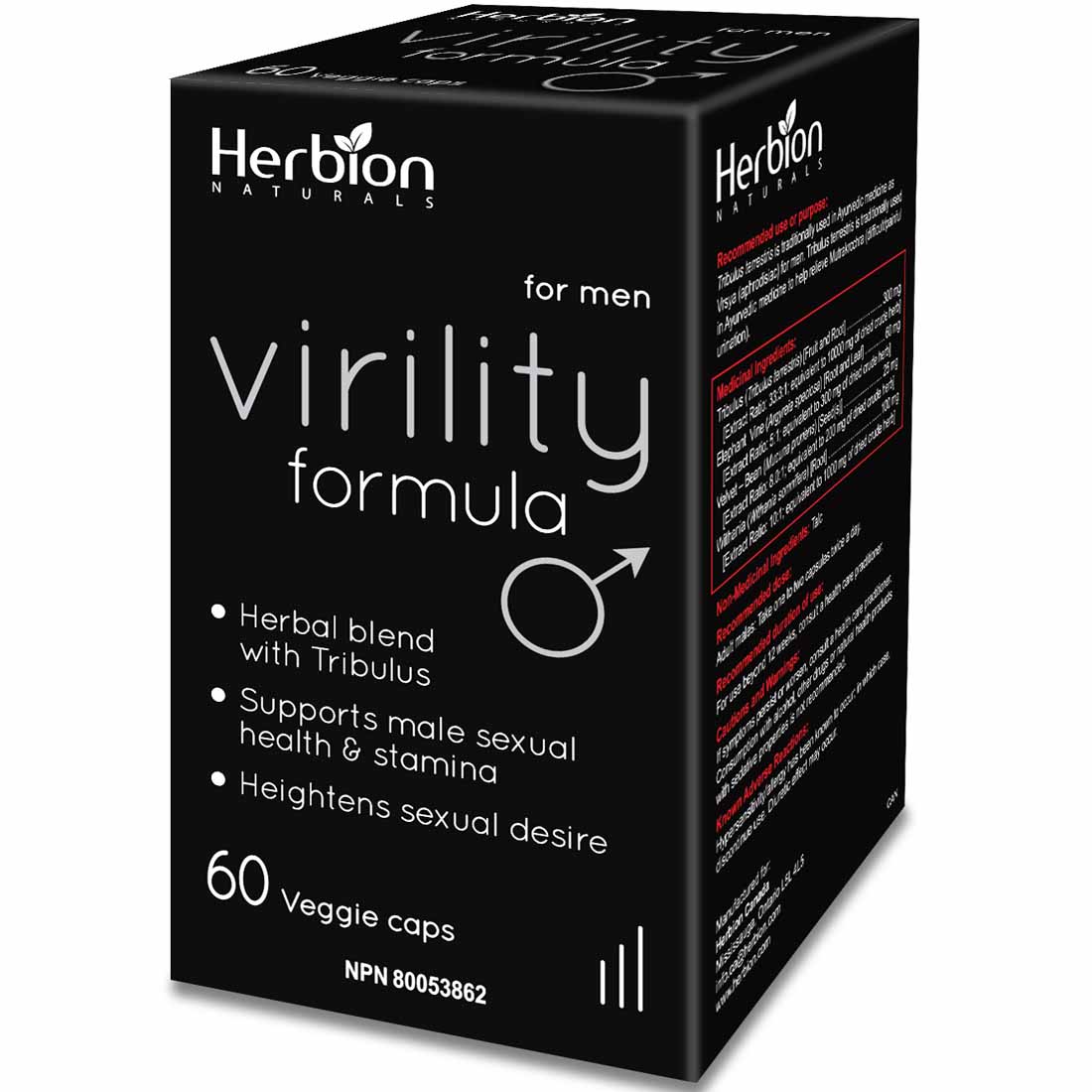 Herbion Virility Formula, 60 Veggie Caps