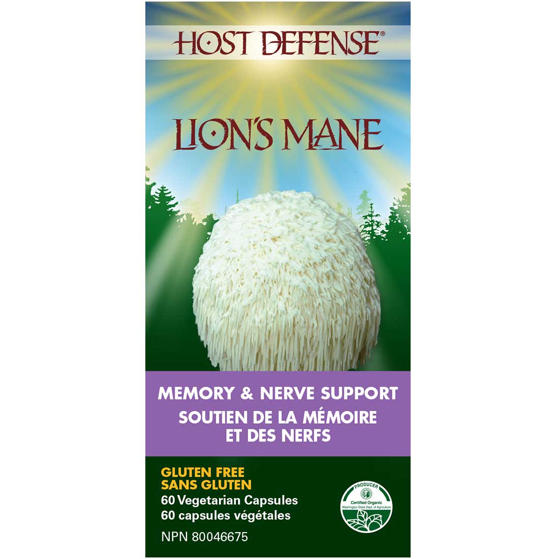 Host Defense Lion's Mane, Memory & Nerve Support