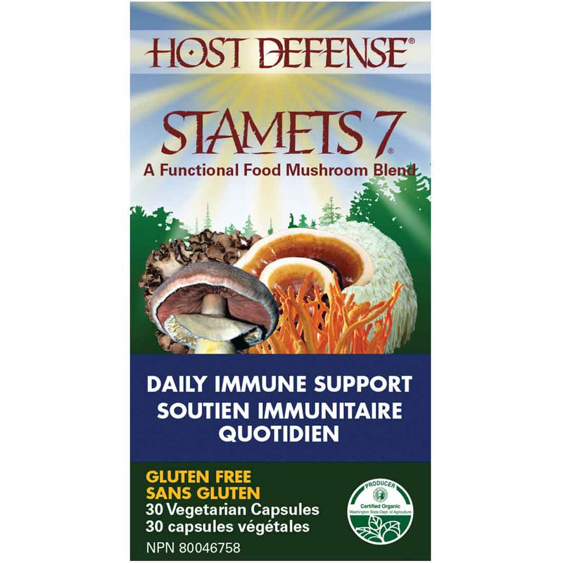 Host Defense Stamets 7, Daily Immune Support Capsules