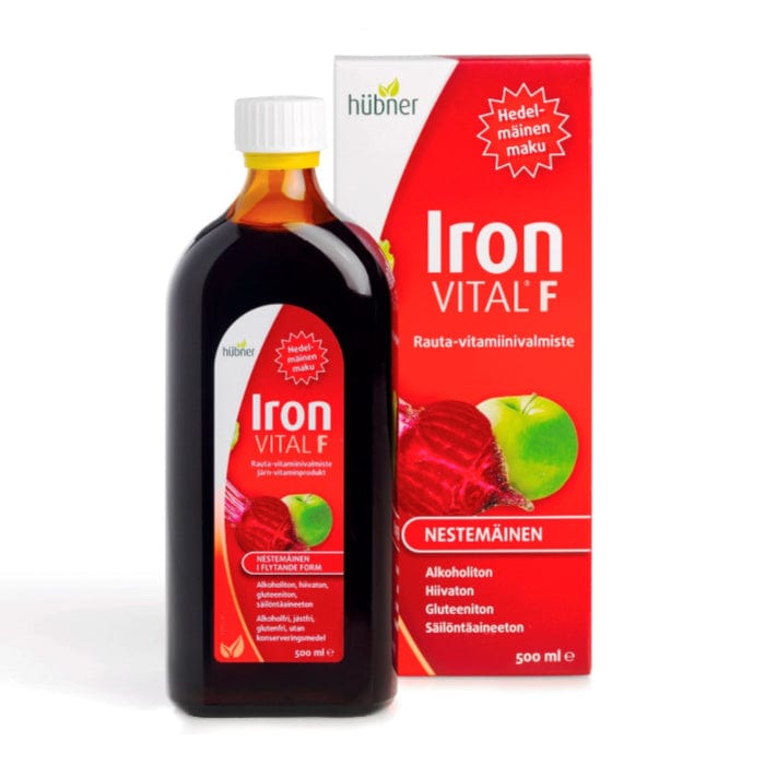 Hubner Iron Vital, Liquid Iron Supplement (Great Tasting!)
