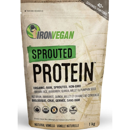 Iron Vegan Sprouted Brown Rice Blend Protein