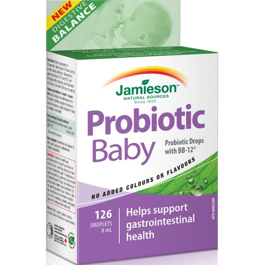 Jamieson Probiotic Baby, 1 Billion, 8ml (126 Drops)