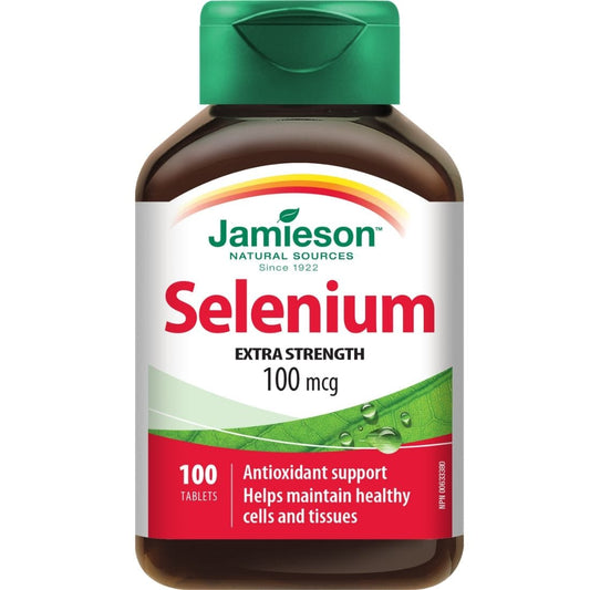 Jamieson Selenium 100mcg, 100 Tablets