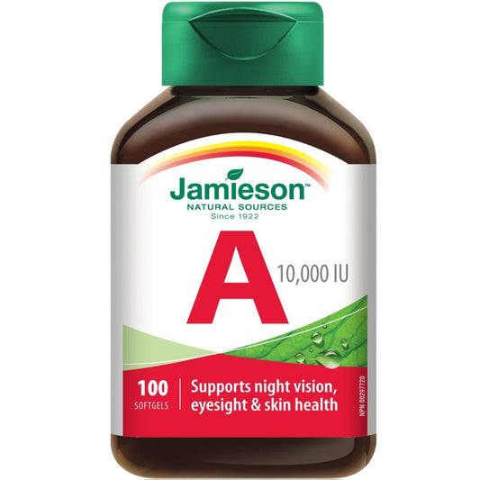 Jamieson Vitamin A, 10,000IU, 100 Softgels