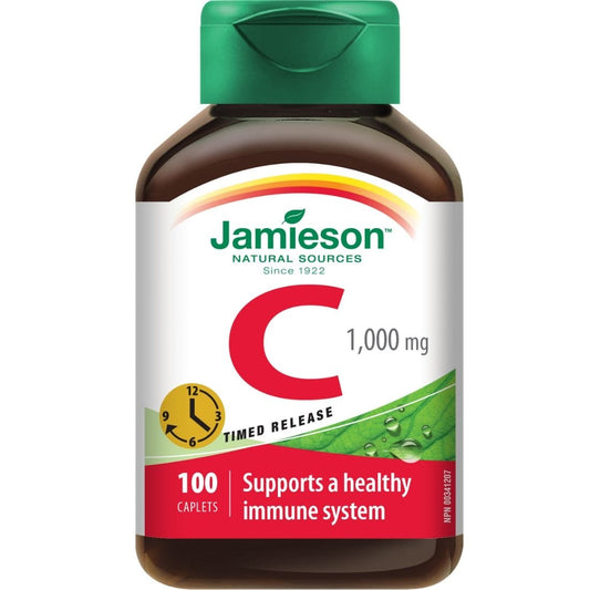 Jamieson Vitamin C, 1000mg, Timed Release, 100 Caplets