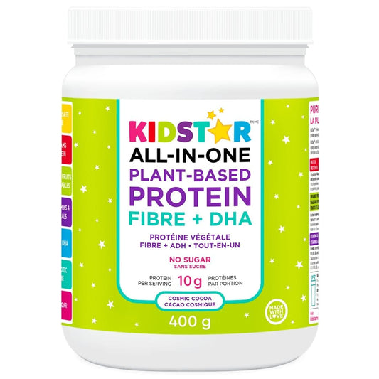KidStar All-In-One Vegan Protein (Fibre + DHA), 400g