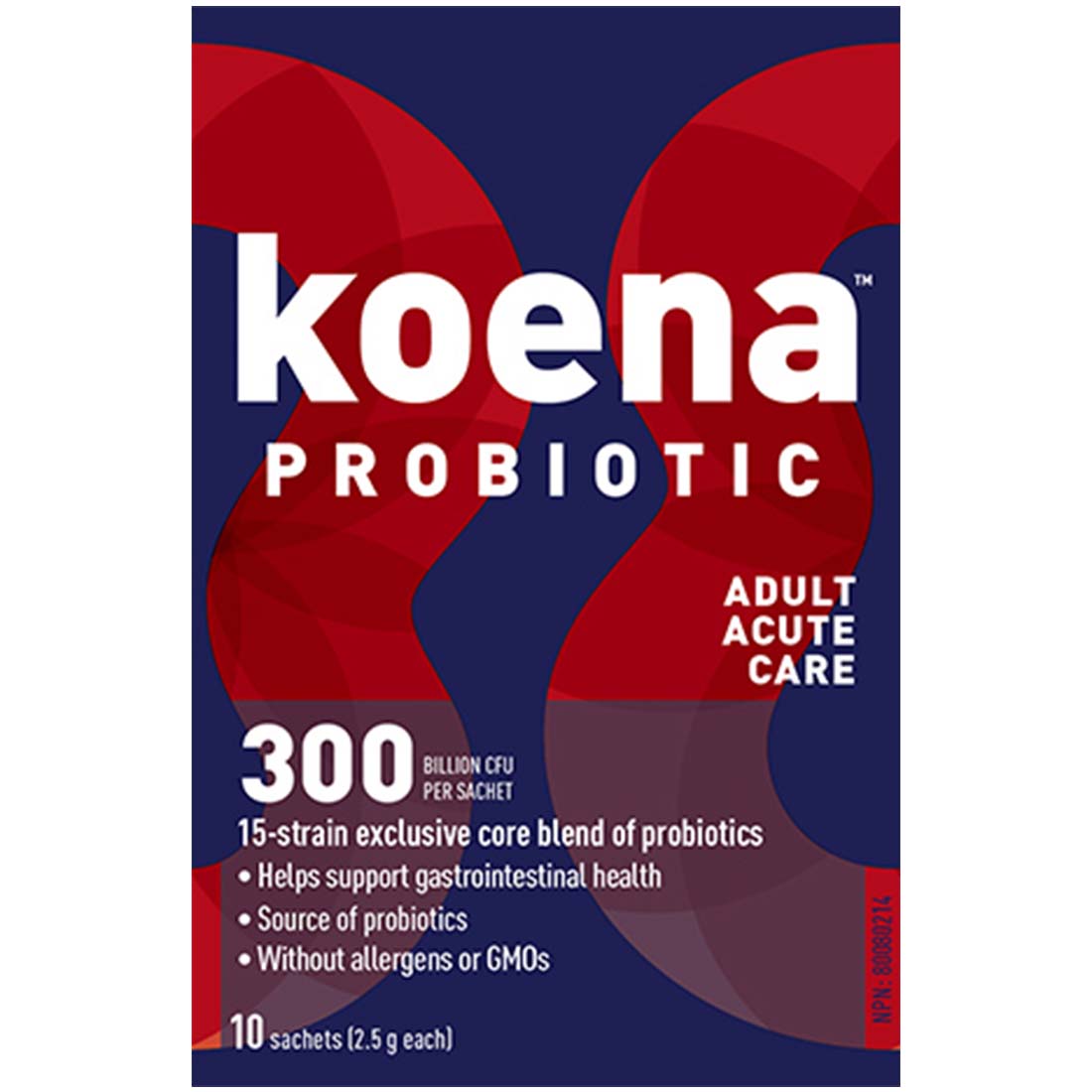 Koena Adult Acute 300B CFU, 2.5g x 10 Sachets