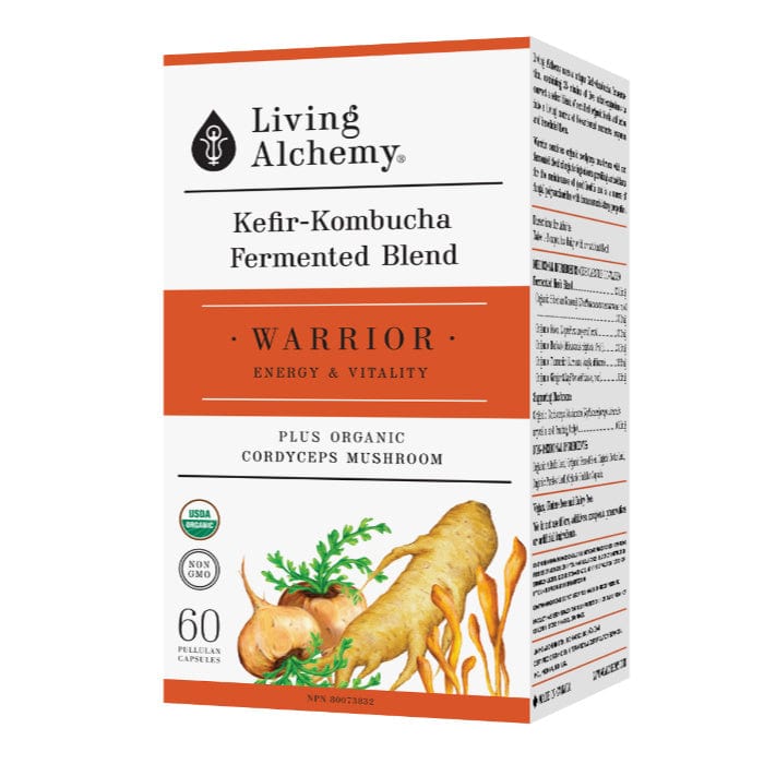 Living Alchemy Warrior, Energy and Vitality, Hormone and Libido Support, 60 Capsules