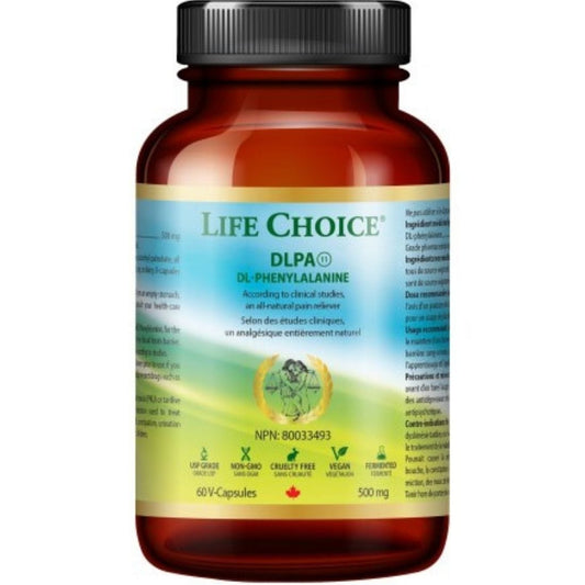 Life Choice DLPA DL-Phenylalanine, 500mg