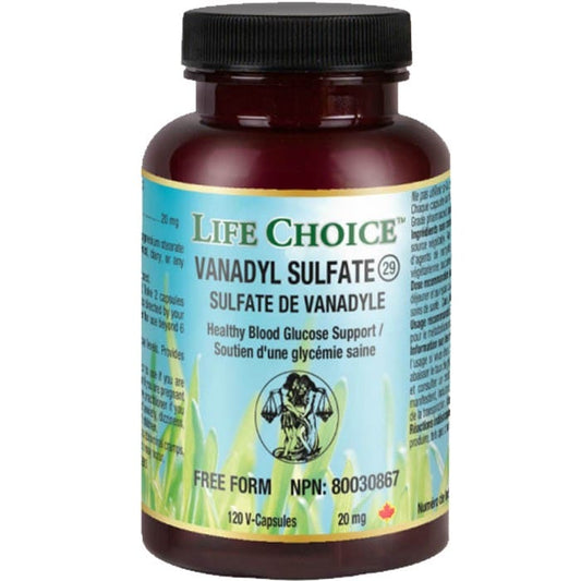 Life Choice Vanadyl Sulfate, 20mg, 120 V-Capsules