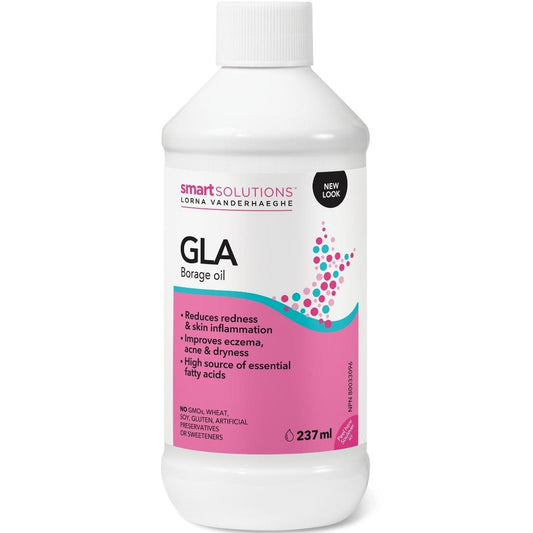 Smart Solutions GLA Borage Oil Skin Oil, Reduce skin inflammation, 237ml