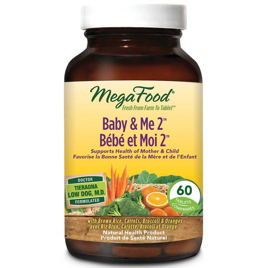 MegaFood Baby & Me 2, Prenatal Multivitamin & Mineral Support (Dr. Formulated)