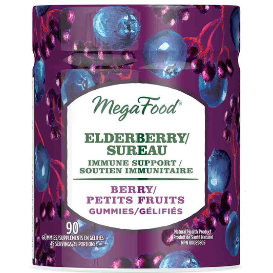 MegaFood Elderberry Gummies Immune Support, 54 Gummies