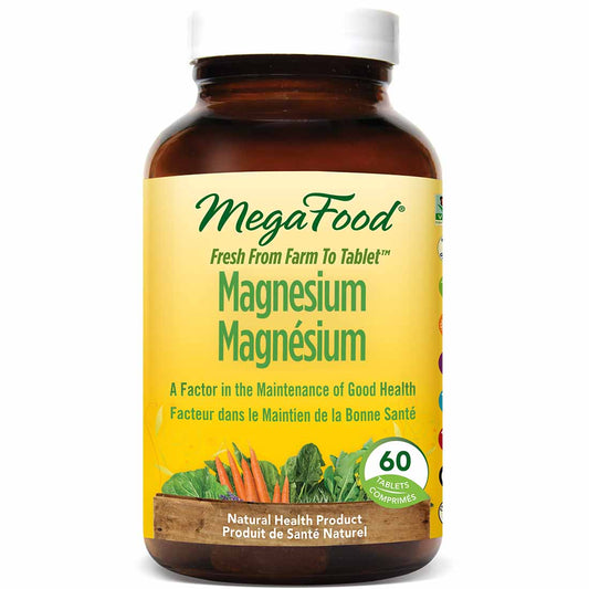 MegaFood Magnesium, 60 Tablets