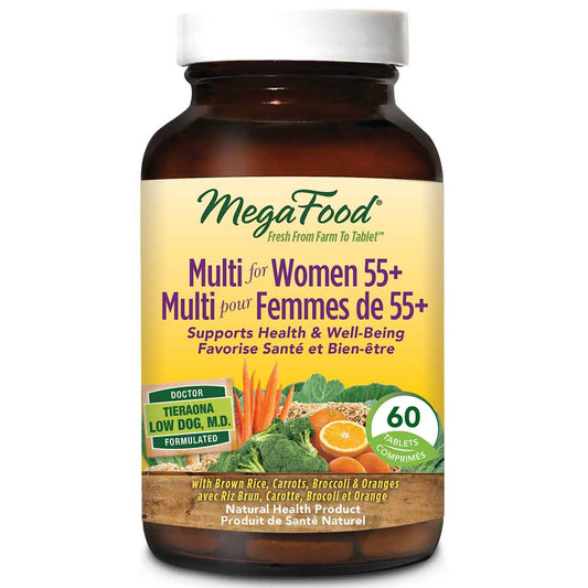 MegaFood Multivitamin for Women 55+ Multivitamin & Mineral Support, 60 Tablets