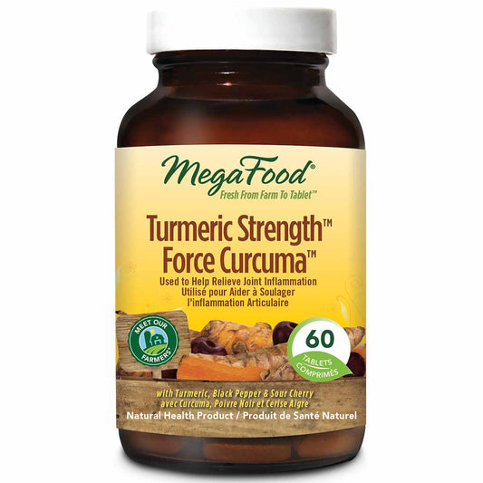 MegaFood Turmeric Strength, 60 Tablets