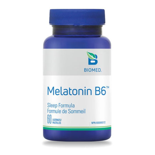 Biomed Melatonin + B6, 60 Lozenges