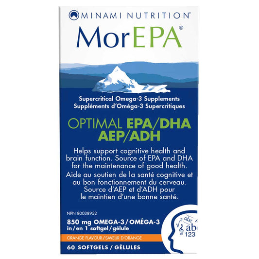Minami MorEPA Optimal EPA/DHA, 580mg/130mg per softgel, 60 Softgels