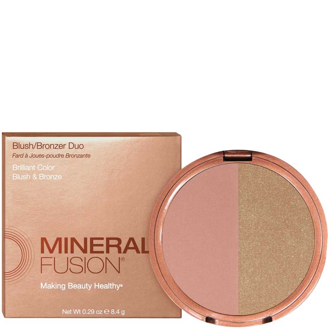 Mineral Fusion Blush/Bronzer Duo, 8.2g, Clearance 35% Off, Final Sale