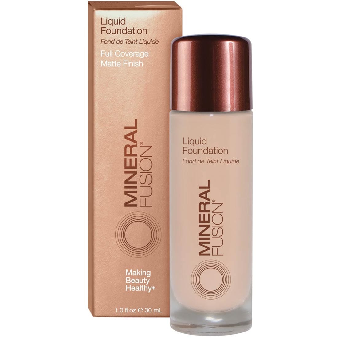 Mineral Fusion Liquid Mineral Foundation, 30ml, Clearance 35% Off, Final Sale