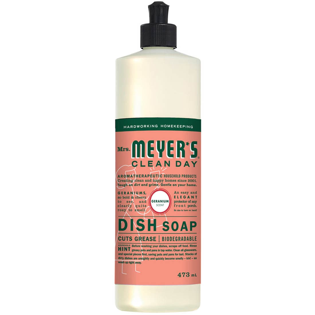 Mrs. Meyer's Clean Day Dish Soap, 437mL