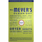 Mrs. Meyer's Clean Day Dryer Sheets, 80 Sheets