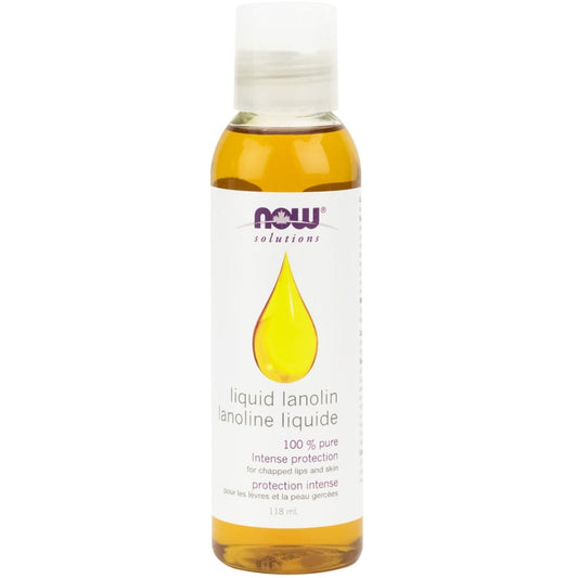 NOW 100% Pure Lanolin Liquid, 118ml