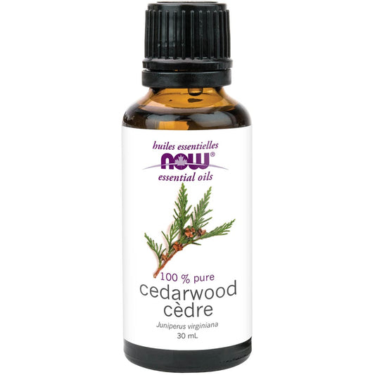 NOW Cedarwood Oil (Aromatherapy), 30ml