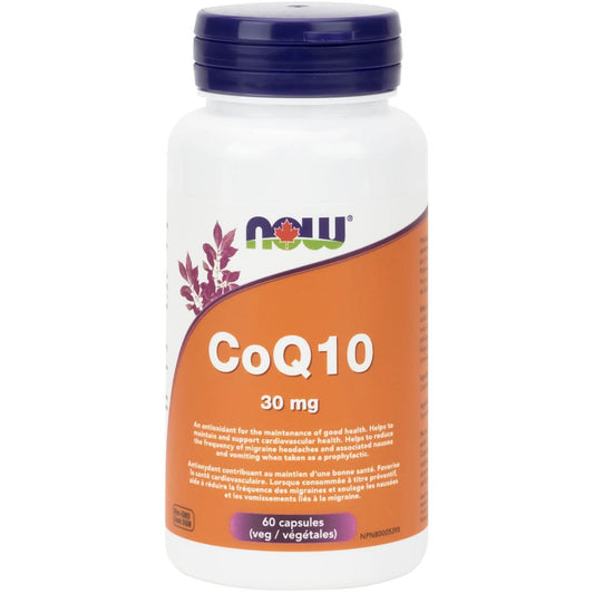 NOW CoQ10, 30mg, 60 VCaps