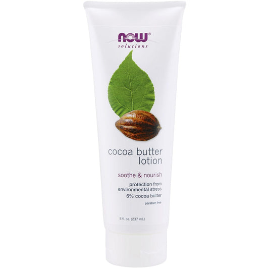 NOW Cocoa Butter Lotion, 237ml