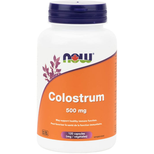 NOW Colostrum, 500mg, 120 Capsules