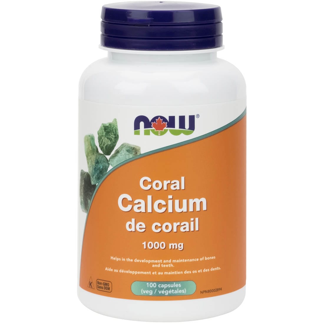 NOW Coral Calcium 1000mg, 100 VCaps