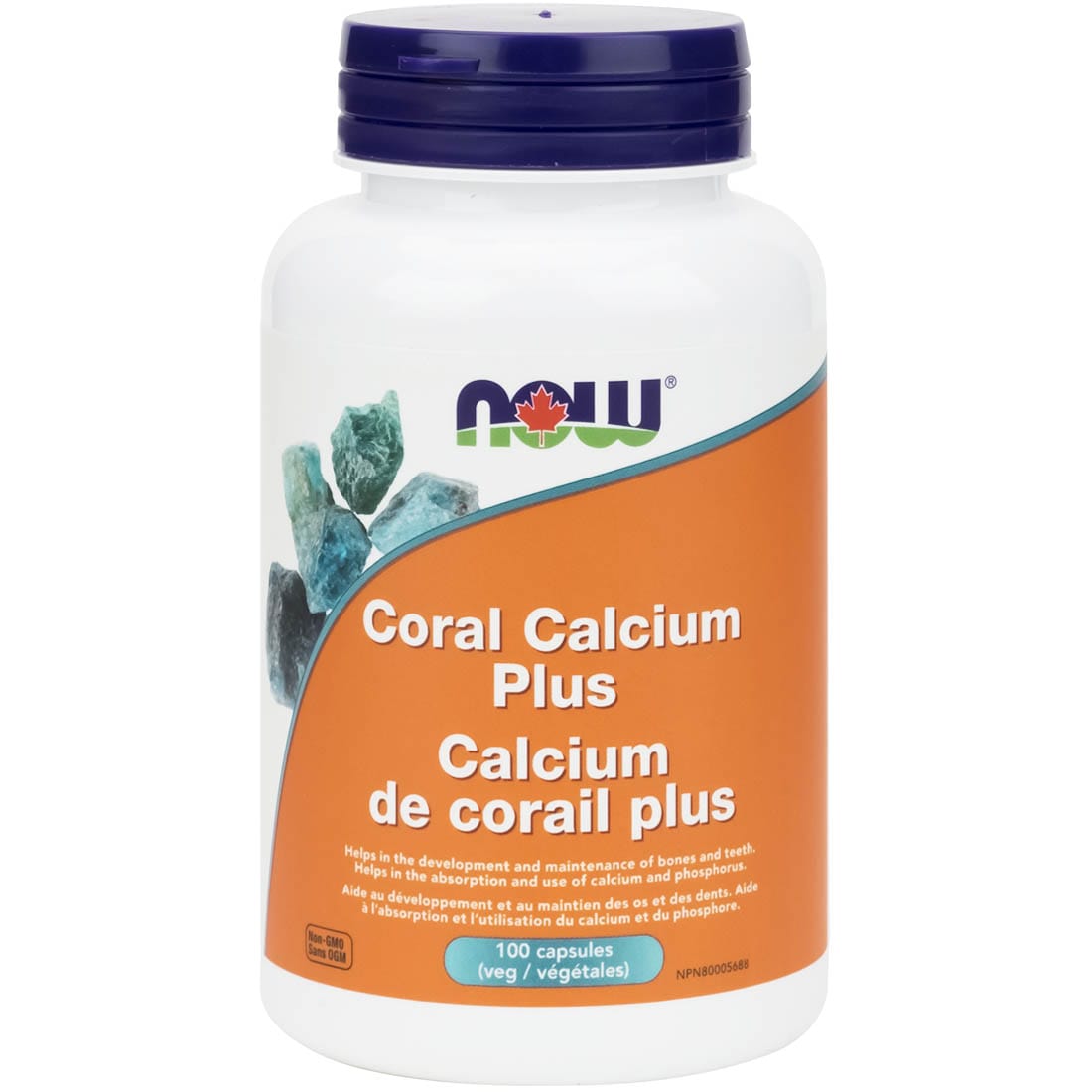 NOW Coral Calcium Plus + Magnesium & Vitamin D, 100 VCaps
