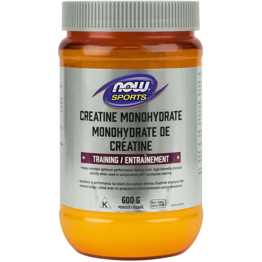 NOW Creatine Monohydrate (100% Pure and Non-GMO)
