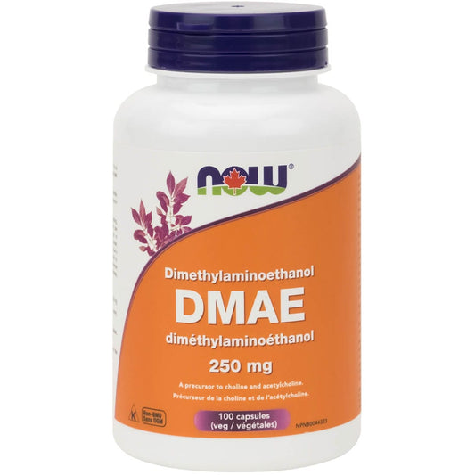 NOW DMAE, 250mg, 100 Vcaps